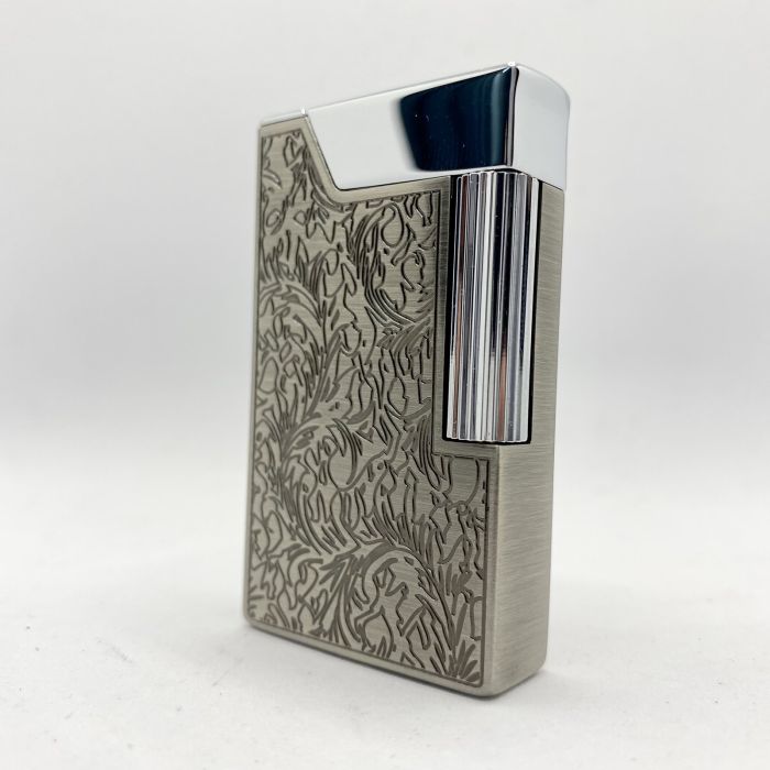 Бензинова запальничка Prince «Чорне Листя» (Black Fern)