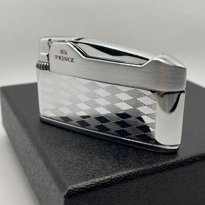 Газова запальничка Prince micro 88e "Silver Grid" (Срібна Сітка)