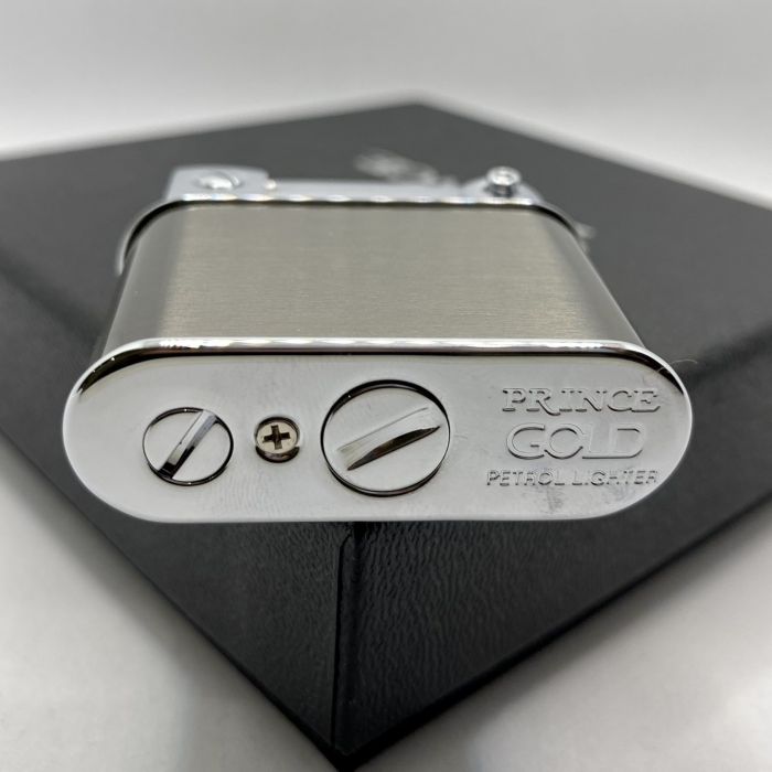 Бензинова запальничка Prince "Графітний Хром" (Graphite Chrome)