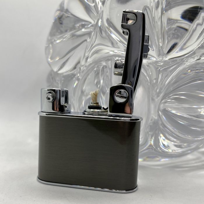 Бензинова запальничка Prince "Графітний Хром" (Graphite Chrome)