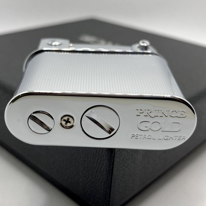 Бензинова запальничка Prince "Silver Rib" (Срібне Ребро)