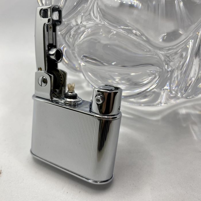 Бензинова запальничка Prince "Silver Rib" (Срібне Ребро)