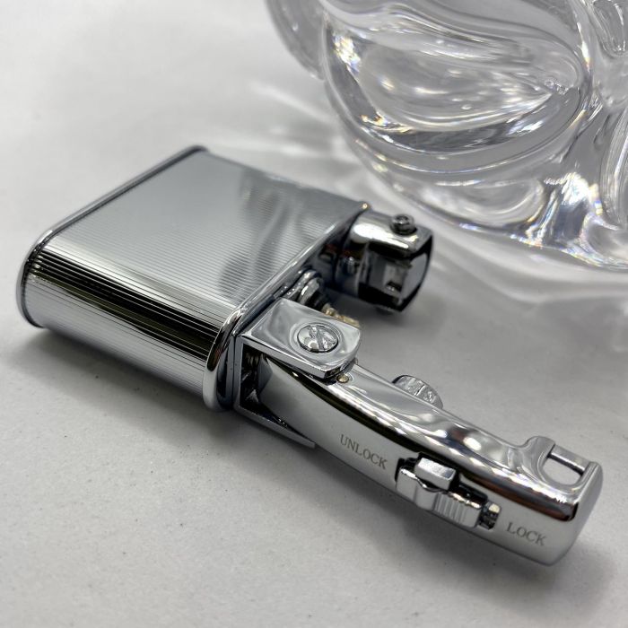 Бензинова запальничка Prince "Silver Rib" (Срібне Ребро)