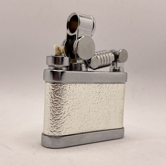 Бензинова запальничка Prince "Silver Texture" (Срібна Текстура)