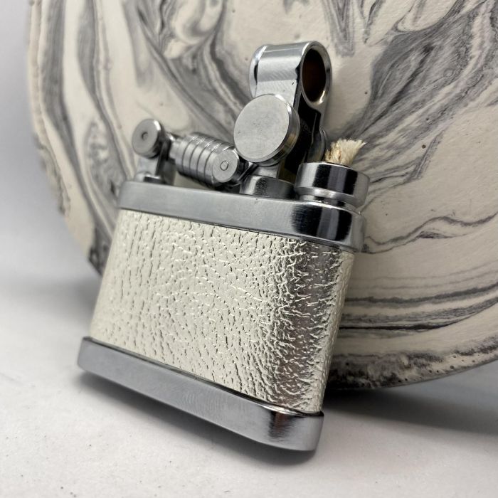 Бензинова запальничка Prince "Silver Texture" (Срібна Текстура)