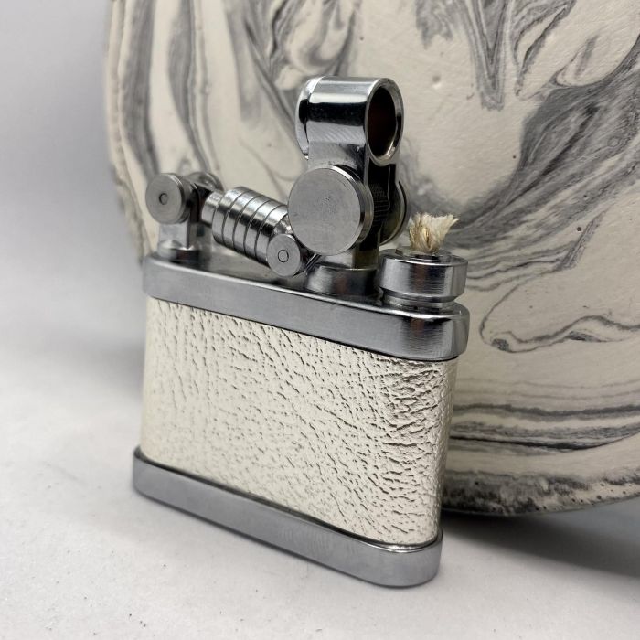 Бензинова запальничка Prince "Silver Texture" (Срібна Текстура)