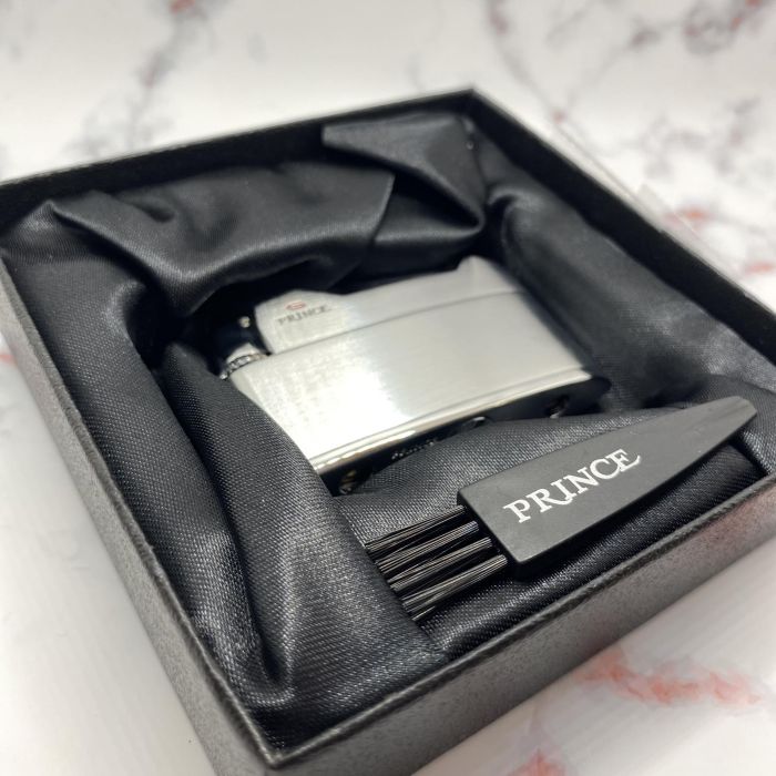 Газова запальничка Prince Brushed Silver (Принц Матовий Срібний)