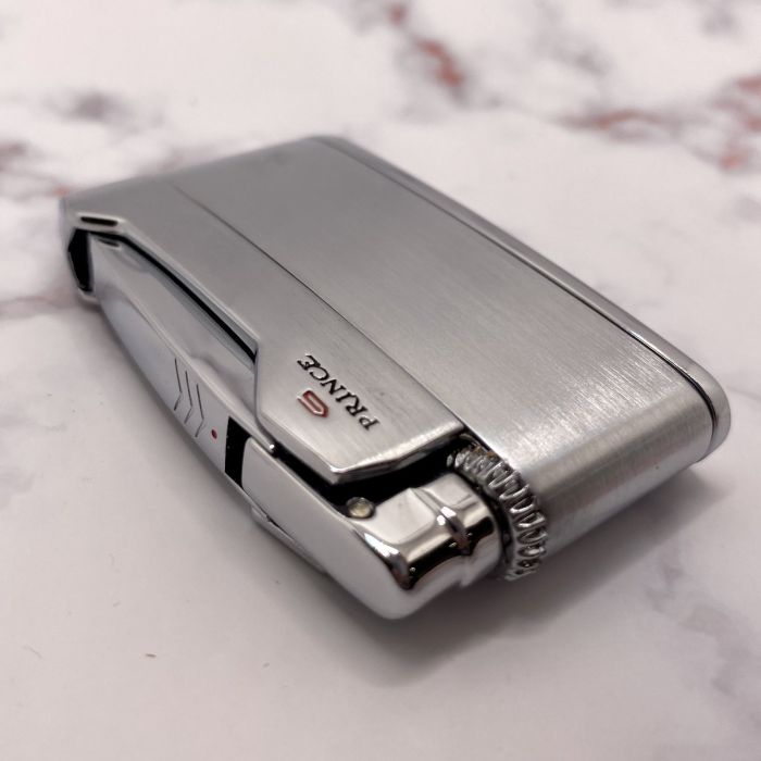Газова запальничка Prince Brushed Silver (Принц Матовий Срібний)