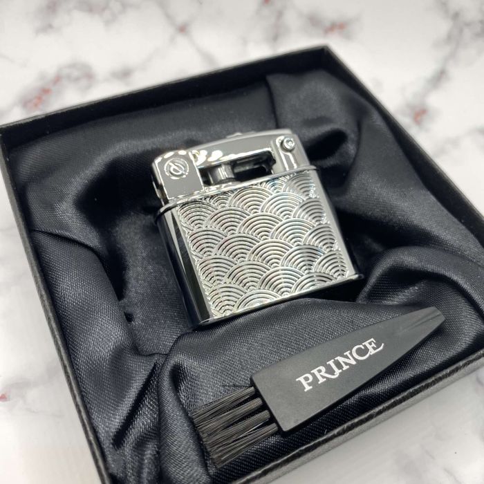 Бензинова запальничка Prince Хромовий Приплив