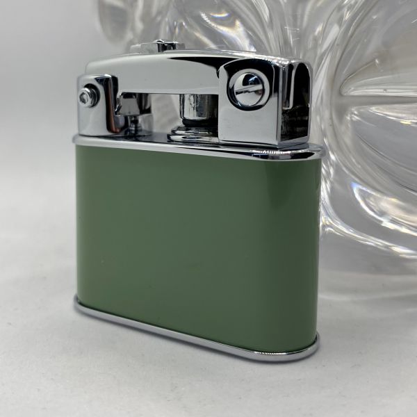 Бензинова запальничка Prince "Оливковий Хром" (Olive Chrome)