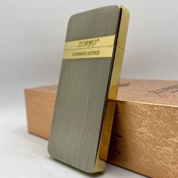Бензинова запальничка ZORRO "Золотий Граніт" (Gold Granite)