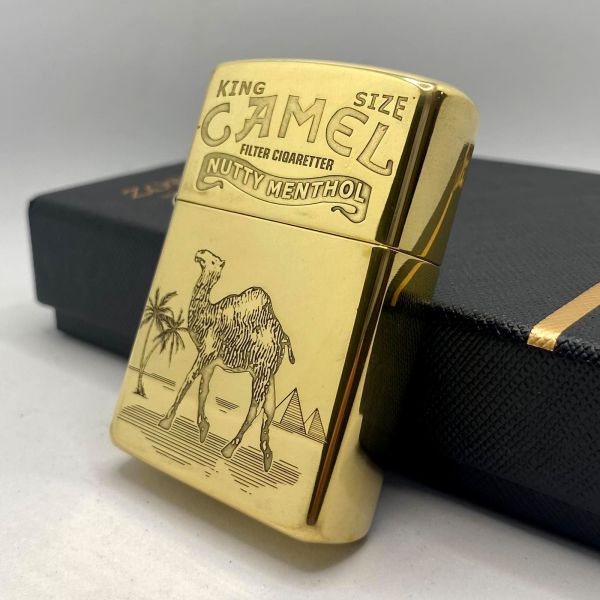 Бензинова запальничка Zorro "Золотий Верблюд" (Camel King)