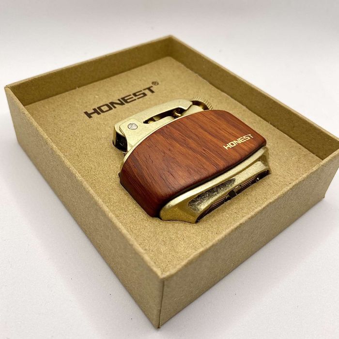 Бензинова Запальничка HONEST Темне Дерево