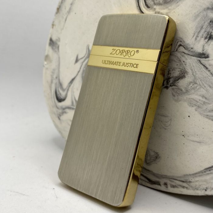 Бензинова запальничка ZORRO "Золотий Граніт" (Gold Granite)