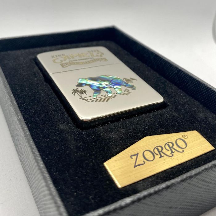 Бензинова запальничка Zorro "Camel Перламутр"