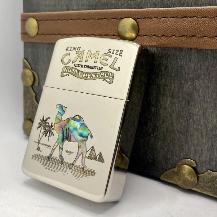 Бензинова запальничка Zorro "Camel Перламутр"