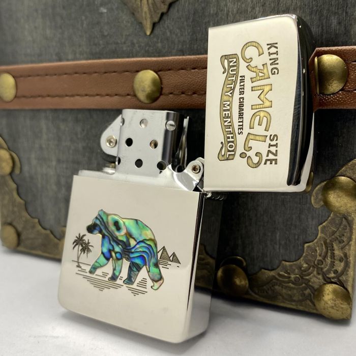 Бензинова запальничка Zorro "Camel Перламутр"