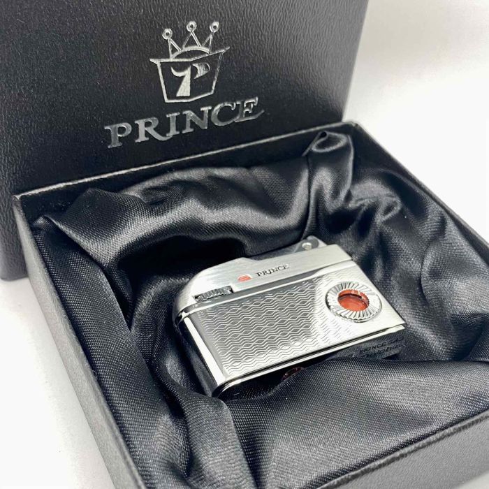 Газова запальничка Prince micro 88e "Silver Grid" (Срібна Сітка)