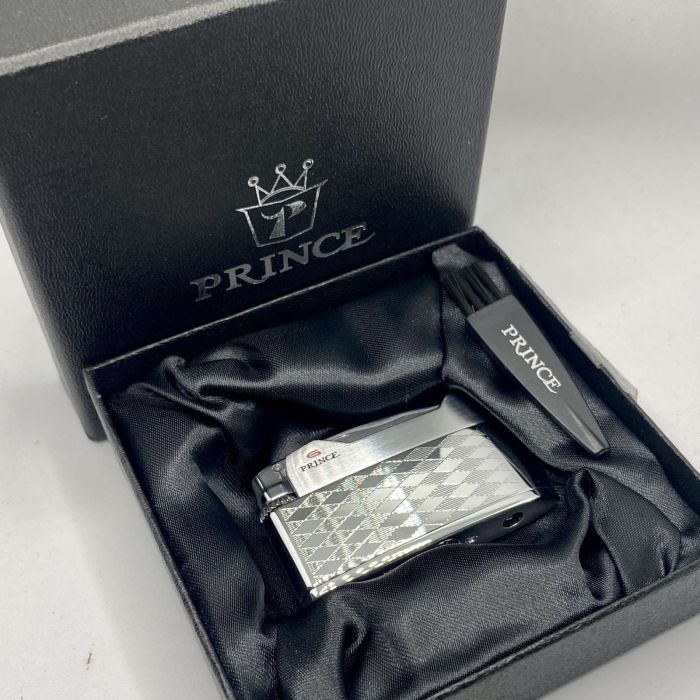 Газова запальничка Prince micro 88e "Silver Grid" (Срібна Сітка)