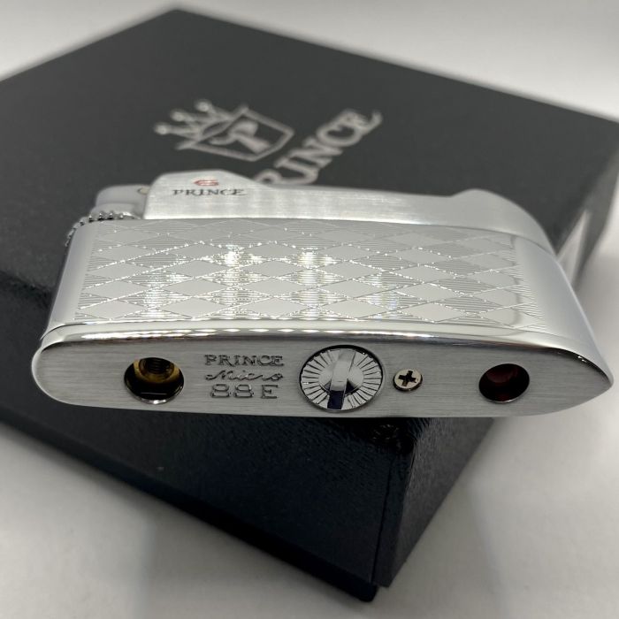 Газова запальничка Prince micro 88e "Silver Grid" (Срібна Сітка)