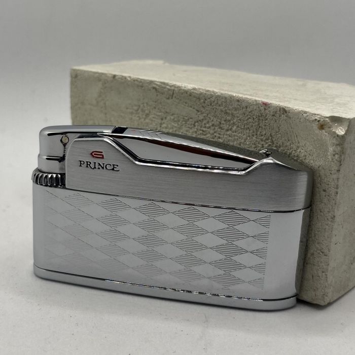 Газова запальничка Prince micro 88e "Silver Grid" (Срібна Сітка)