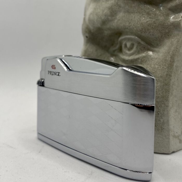 Газова запальничка Prince micro 88e "Silver Grid" (Срібна Сітка)