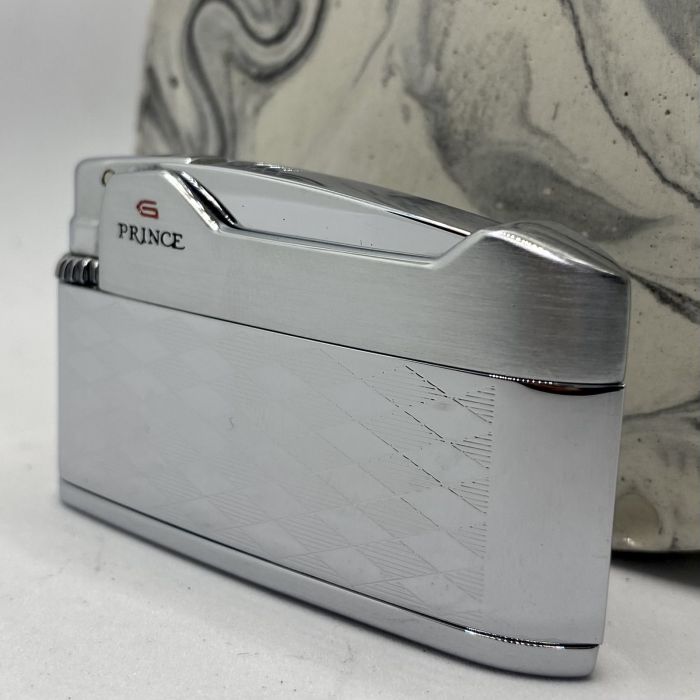 Газова запальничка Prince micro 88e "Silver Grid" (Срібна Сітка)