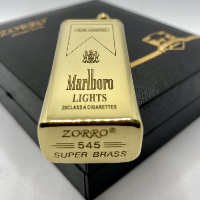 Бензинова запальничка Zorro Golden Lights (Золоті Вогні)