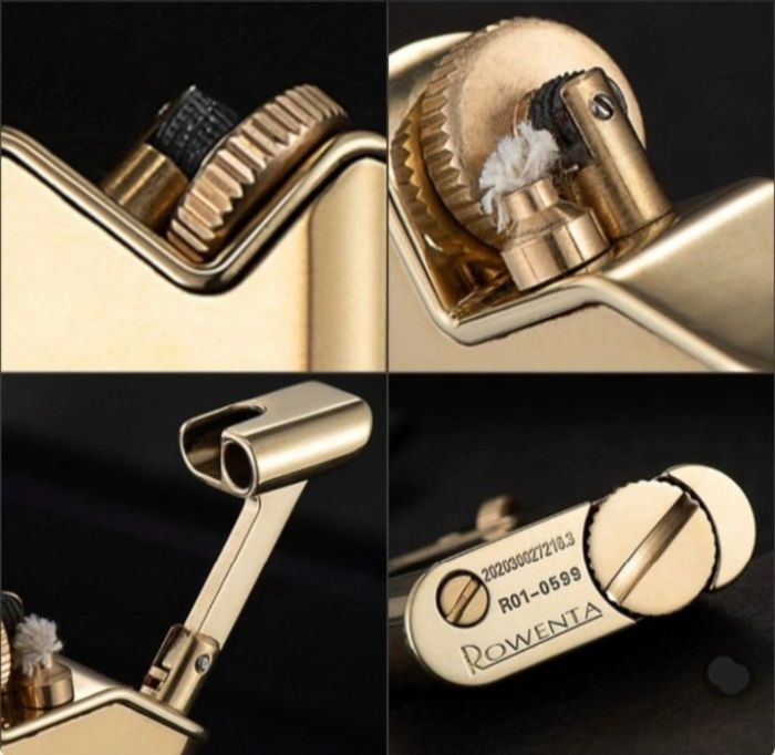 Латунна бензинова запальничка Rowenta