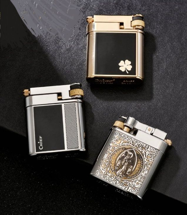 Запальничка Бензинова Chief з Хрестом Святого Бенедикта