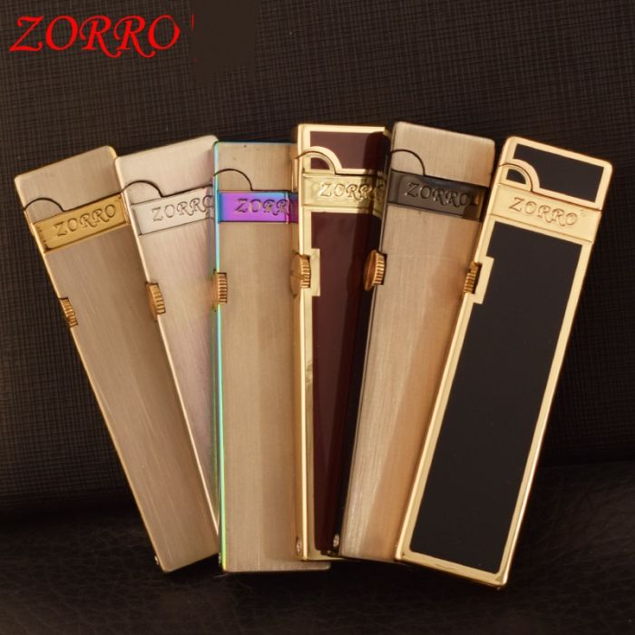 Бензинова Запальничка ZORRO Slim (Тонка) — Матовий Рожеве Золото