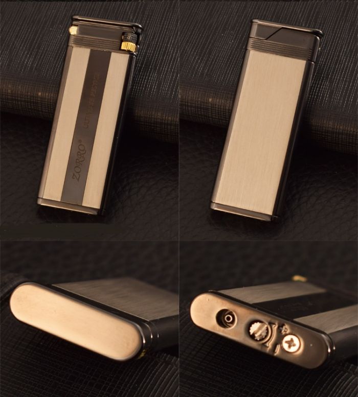 Газова Запальничка ZORRO "Ultimate Justice"( Вища справедливість) Сатин/Чорна