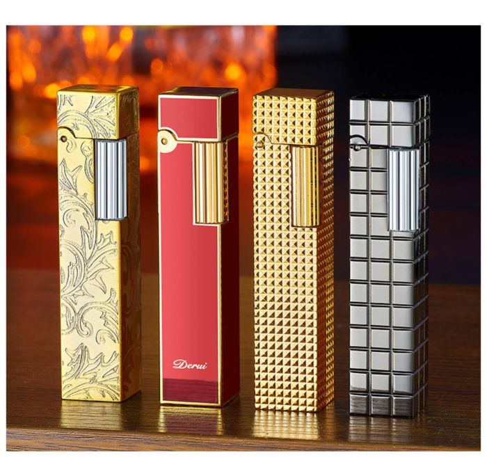 Бензинова запальничка Derui  Модель  Елегантний Квадрат