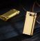 Елегантна бензинова запальничка у золотистому корпусі