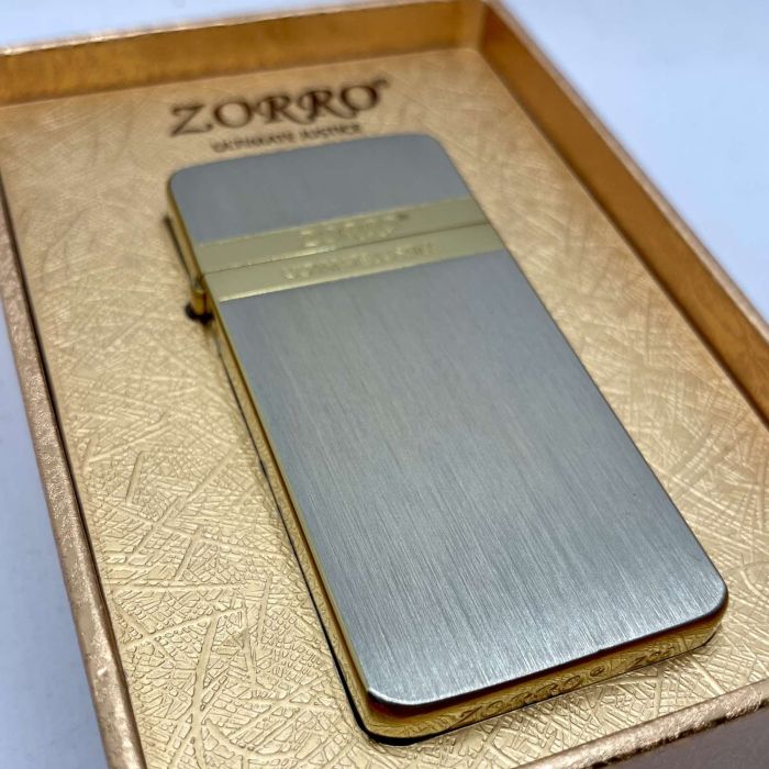 Бензинова запальничка ZORRO "Золотий Граніт" (Gold Granite)