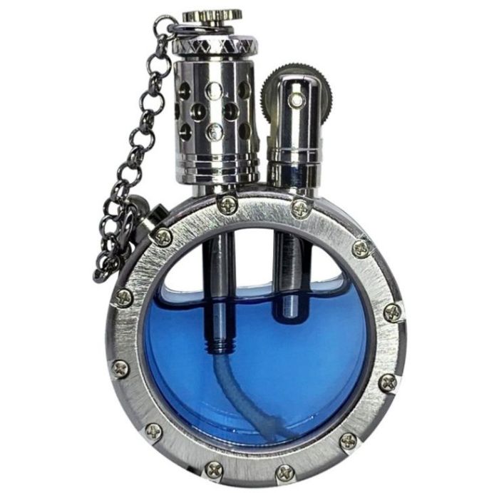 Вінтажна бензинова запальничка сріблястого кольору