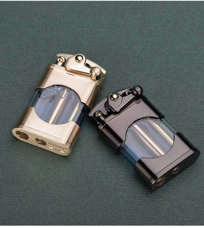 Бензинова запальничка ZORRO в ретро стилі Silver