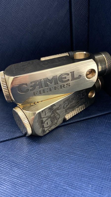 Бензинова запальничка модель CAMEL з ведмедем