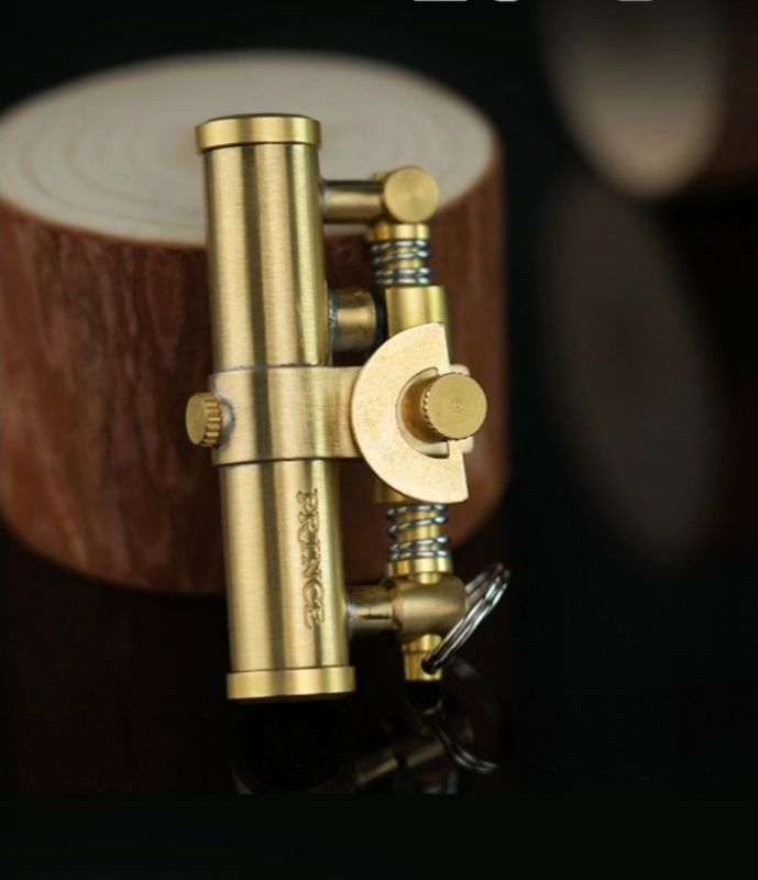 Бензинова запальничка Prince з латуні