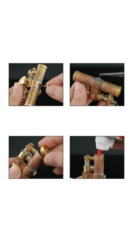 Бензинова запальничка Prince срібляста