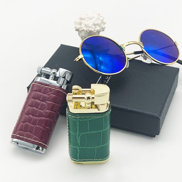 Запальничка газова SPUNK бордо під крокодила