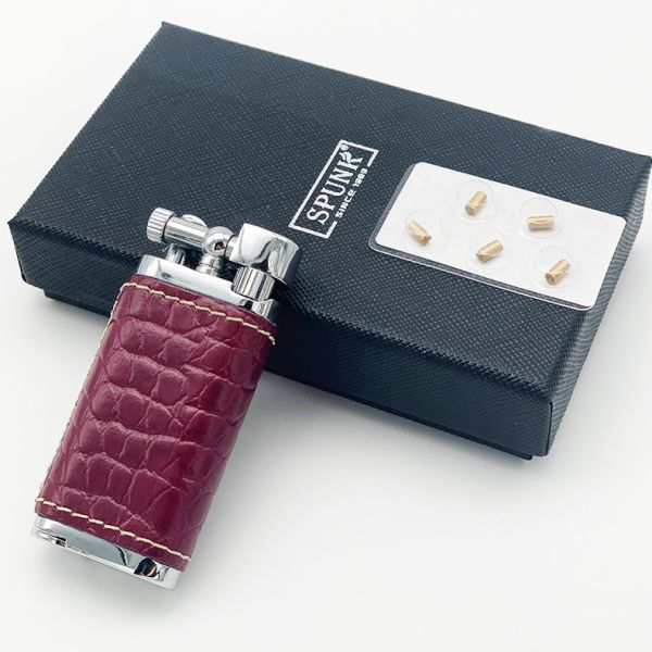 Запальничка газова SPUNK бордо під крокодила