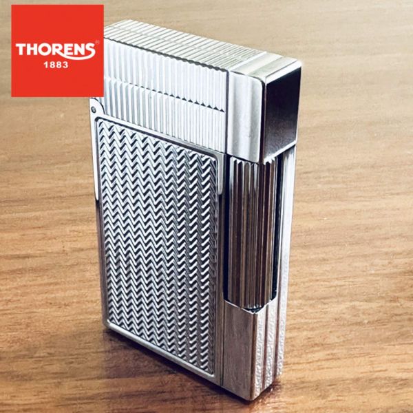 Вишукана газова запальничка Thorens колір срібний