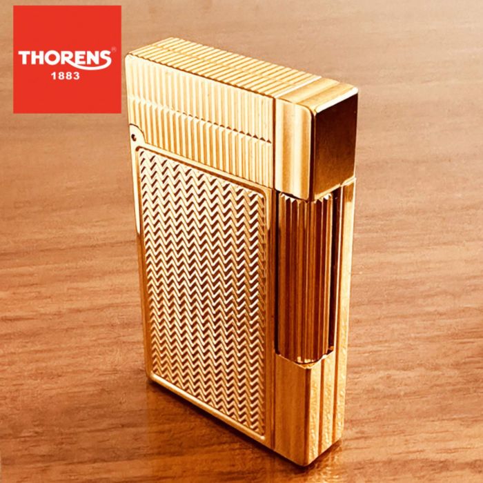 Вишукана газова запальничка Thorens колір золотий