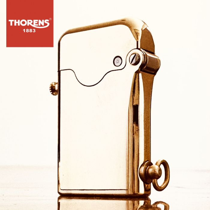 Елегантна бензинова запальничка Thorens золотистого кольор