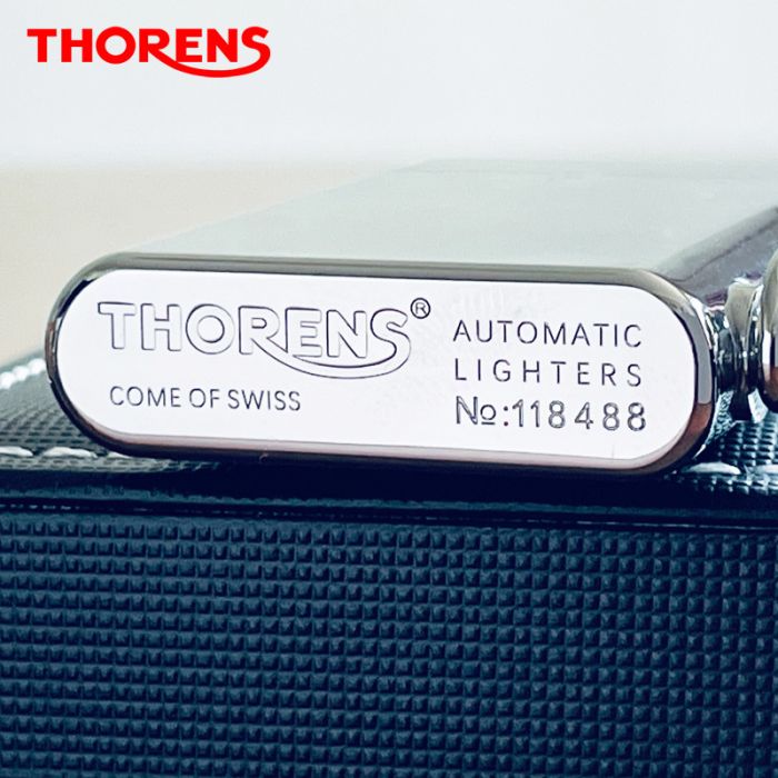 Вишукана бензинова запальничка Thorens "Export "срібна