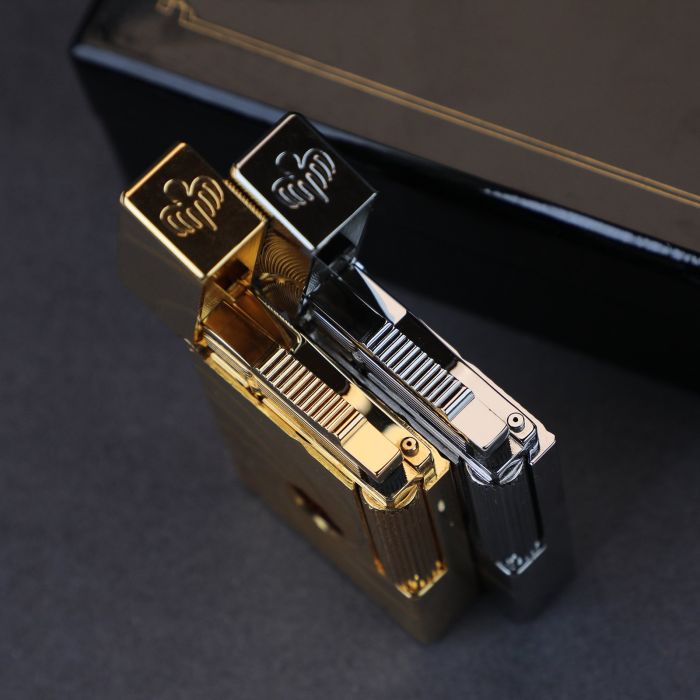 Легендарна газова запальничка THORENS "Гармата Джеймса Бонда"в срібному кольорі