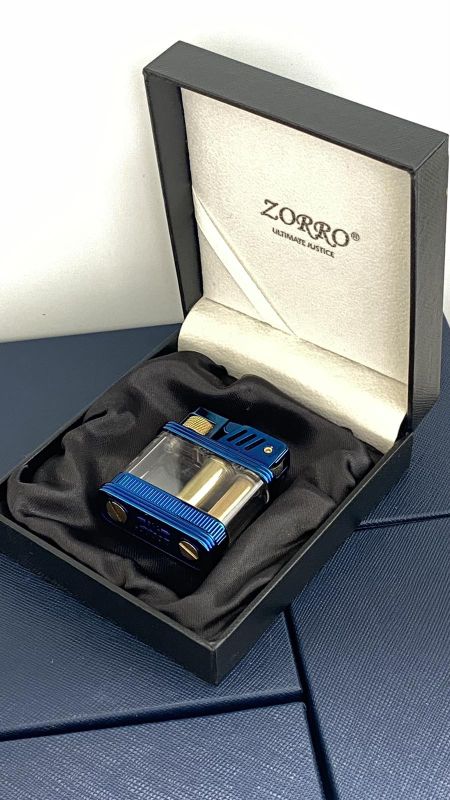 Бензинова запальничка ZORRO колір Blue