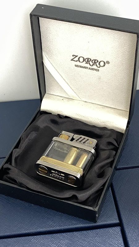 Запальничка бензинова ZORRO колір Silver